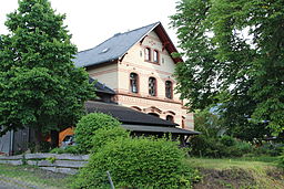 Am Bahnhof in Allendorf (Lumda)