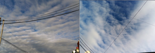 Altocumulus undulatus clouds several hours after a cold front AltocumulusUndulatusClouds.png