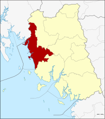 Bản đồ Trang, Thái Lan với Sikao