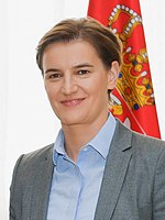 A photo of Ana Brnabić in July 2018