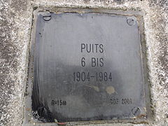 Puits no 6, 1904 - 1984.