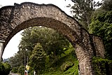 El Arco de Piedra ubicado entre Amatitlán y Villa Nueva.
