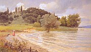 Thumbnail for File:Arenenberg ved Ermatingen, Bodensee by Hans Gude 1879.jpg