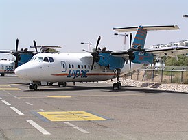de Havilland Canada DHC-7 авиакомпании Arkia в аэропорту г. Эйлат