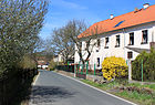 Čeština: Hlavní ulice ve Vranovicích, části Břas English: Main street in Vranovice, part of Břasy, Czech Republic.