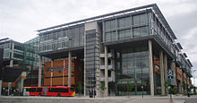 Norwegian School of Management (BI) main building. BI Norwegian School of Management Nydalen Oslo.jpg