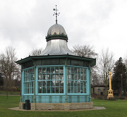The bandstand in Weston Park