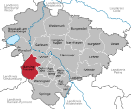 Kaart van Barsinghausen