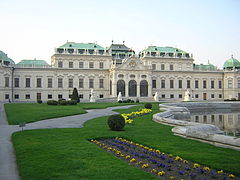 Façana del Palau Belvedere Alt (1721–1723)