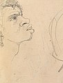 Benjamin Robert Haydon - Study of an Ethnic Woman's Face, in Profile, Wearing Earrings - B1977.14.2683 - Yale Center for British Art.jpg