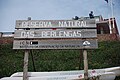 ベルレンガ自然保護区の看板