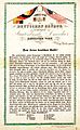 Hessenberg, New York, April 1848. J. E. Mittenzwey, Frankfurt am Main (Druck). “Adresse der deutschen Brüder in dem freien Staatenbunde Amerikas an das Deutsche Volk”