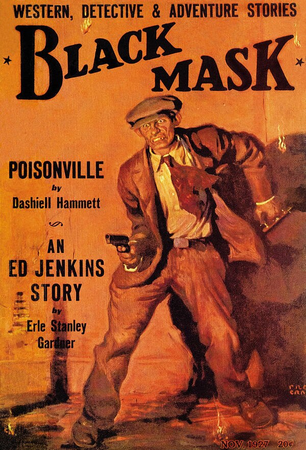 November 1927 issue of Black Mask, featuring The Continental Op