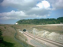 South portal, leading under the North Downs at Blue Bell Hill Blubellhill.jpg