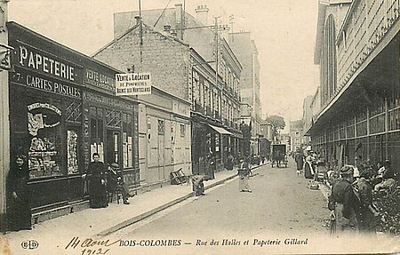 Bois Colombes.Rue des Halles.1912