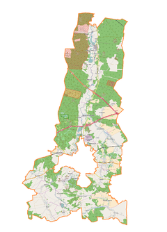 Mapa lokalizacyjna gminy wiejskiej Bolesławiec