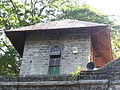 Closeup of the small belfry