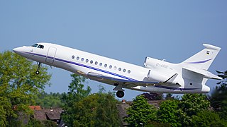 Braunschweig Airport Air Hamburg Dassault Falcon 7X D-ARIE (DSC08933).jpg