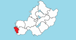 Расположение Брауни на карте Уэстмит