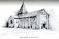Chapelle St Gervais au XIXe siècle, gravure de 1908 (scan Briouze à travers les âges)