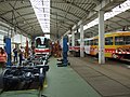 Čeština: Interiér brněnské vozovny Medlánky nápověda English: Inside the Medlánky tram depot in Brno, CZ help