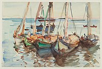 Джон Сінгер Сарджент, «Португальські човни», Бруклінський музей.