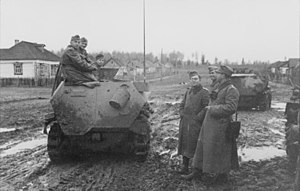 Німецька мотопіхота на бронетранспортері Sd.Kfz 250. Жовтень 1941