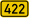 Bundesstraße 422 number.svg