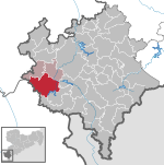 Lage der ehemaligen Gemeinde Burgstein im Vogtlandkreis