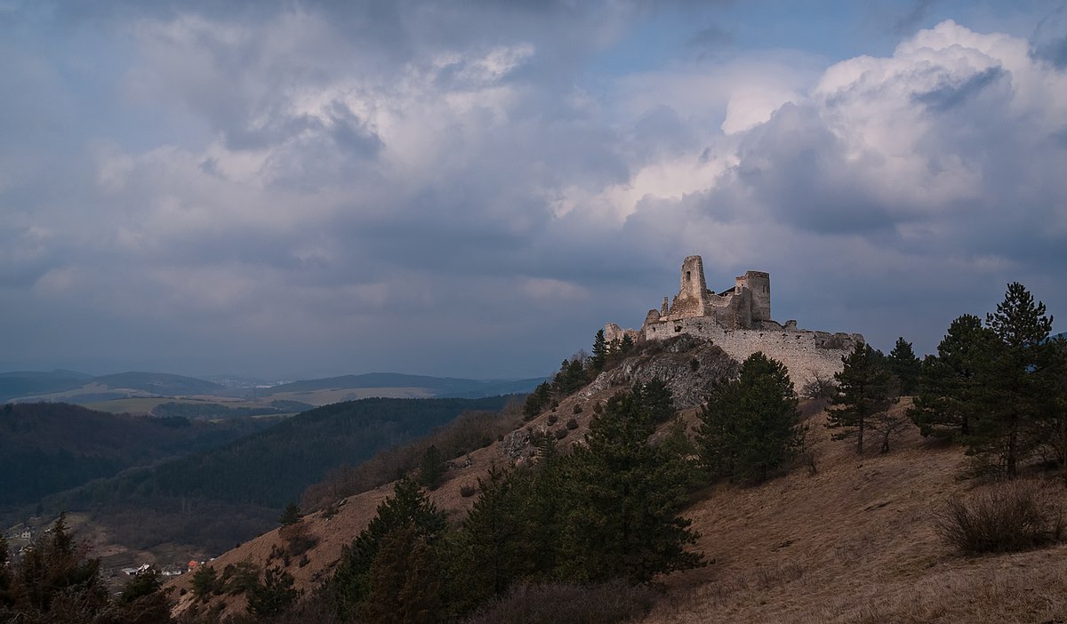 Čachtice Castle. Photograph: Kateryna Baiduzha