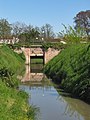 La chiavica Storta attraverso la quale l'ononima fossa si immette nel canale Brentella.