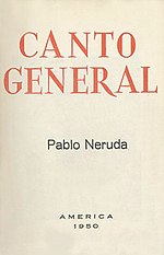 Miniatura para Canto general