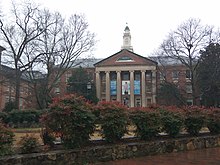 Caroll Hall which houses the UNC Hussman School of Journalism and Media at the University of North Carolina at Chapel Hill Carol Building in UNC-Chapel Hill.jpg