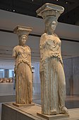 Caryatids of the Erechtheion from the Athenian Acropolis, exhibited in the Acropolis Museum, (Athens)