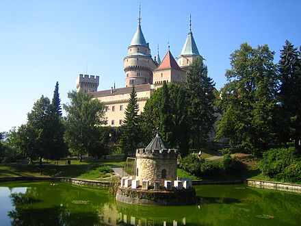Bojnice castle is the most visited castle in the country