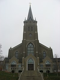 Illustrasjonsbilde av seksjonen Katedralen i Sainte-Marie-de-l'Immaculée-Conception i Lafayette