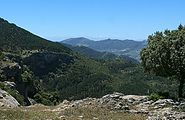 Blick von der Sierra de Cazorla zur Sierra Nevada