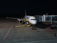 Cebu Pacific plane at Laguindingan Airport