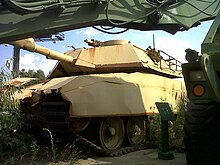 A Centurion tank visually modified to resemble an M1A1 Abrams for the film Courage Under Fire Centurion like M1A1 Abrams 2.jpg