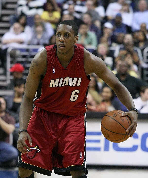 Chalmers with the Miami Heat in 2009