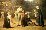 Charles de Groux (1856/57): Gleaner, Royal Museum of Fine Arts of Belgium, Brussels.