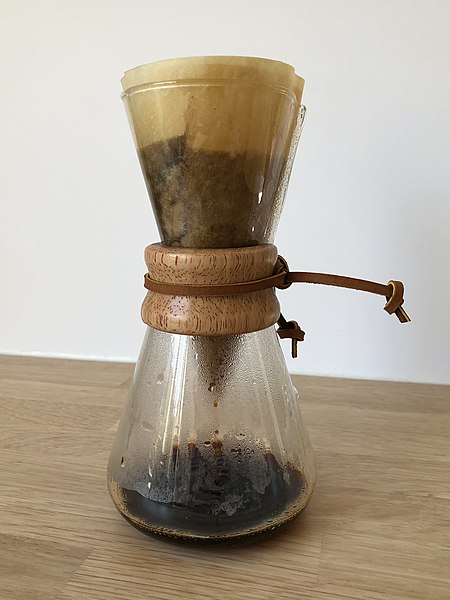 File:Chemex coffeemaker with filter.jpg