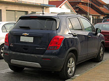 Chevrolet Tracker (Chile) Chevrolet Tracker LT 1.8 2014 (14513700666).jpg