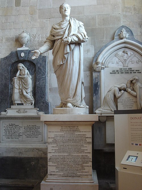 William Huskisson in Chichester Cathedral