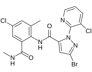 <span class="mw-page-title-main">Chlorantraniliprole</span> Chemical compound