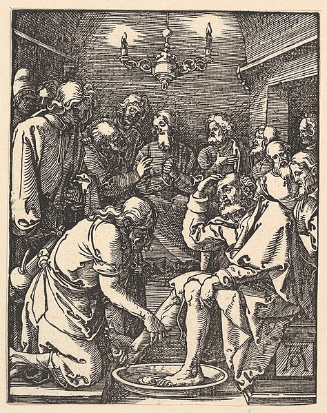 File:Christ Washing the Feet of the Disciples, from The Small Passion MET DP820427.jpg