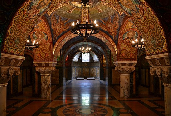 Oplenac is the mausoleum of the Karađorđević dynasty