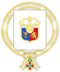 Wapenschild José Paciano Laurel y Garcia (Orde van Isabella de Katholieke).svg