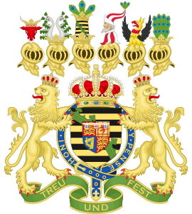 Wappen als Herzog von Sachsen-Coburg und Gotha