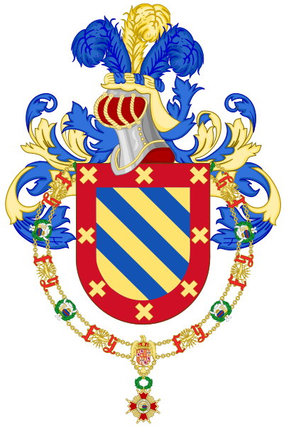 File:Coat of Arms of Juan Alberto Melgar Castro (Order of Isabella the Catholic).svg